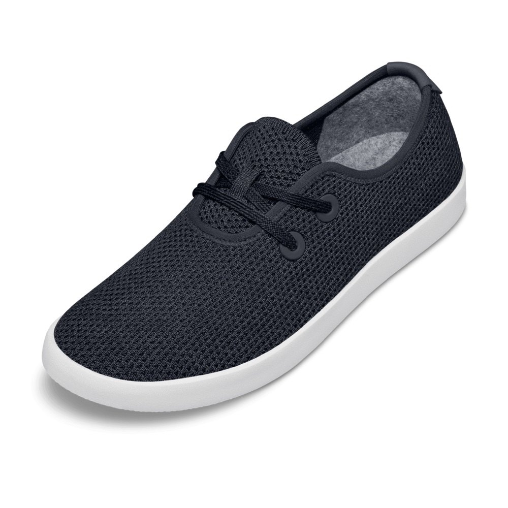 Allbirds Men's Boat Shoes Navy - Tree Skippers - 56173QBVY